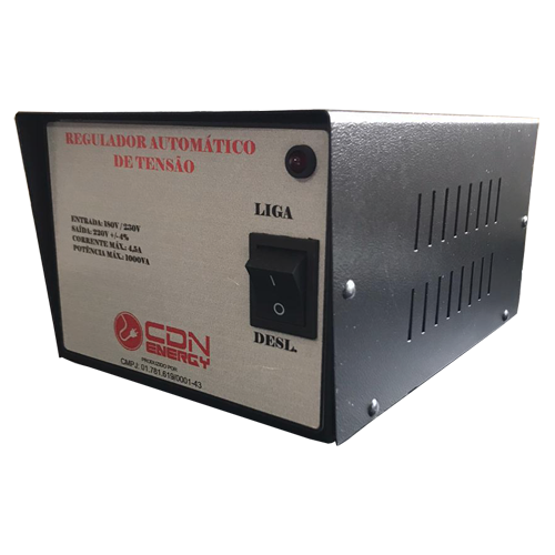 Regulador Aut. Tensão CDN Energy 1000VA 220V / 220V (cod.73) - A Casa do Nobreak