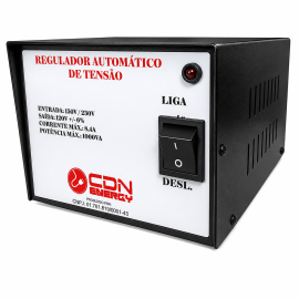 Regulador Aut. Tensão CDN Energy 1000VA 220V / 120V (cod.74) - A Casa do Nobreak