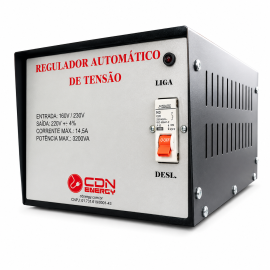 Regulador Automático Tensão CDN Energy 3200VA 220V / 220V (cod.179) - A Casa do Nobreak