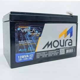 Bateria selada moura VRLA 12V / 12AH - A Casa do Nobreak