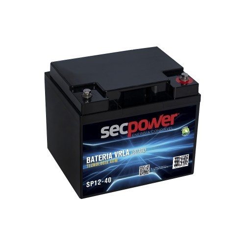 Bateria Selada Secpower VRLA 12V / 40AH (cod.422) - A Casa do Nobreak