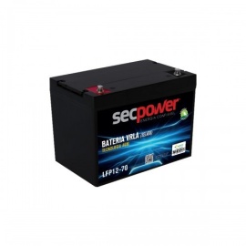 Bateria Selada Secpower VRLA 12V / 70AH - A Casa do Nobreak